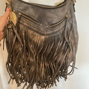 Aldo fringe boho purse